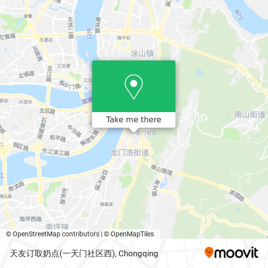 天友订取奶点(一天门社区西) map