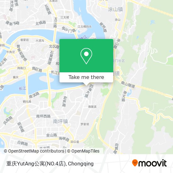 重庆YutAng公寓(NO.4店) map