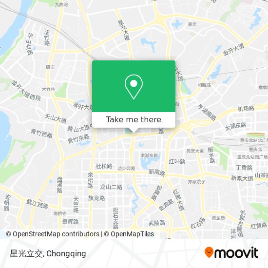 星光立交 map