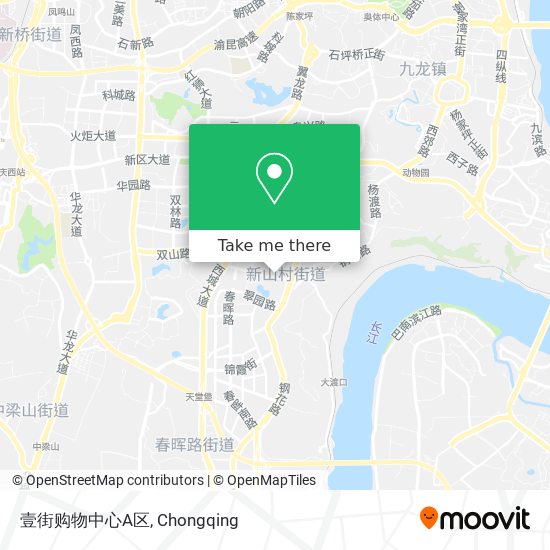 壹街购物中心A区 map