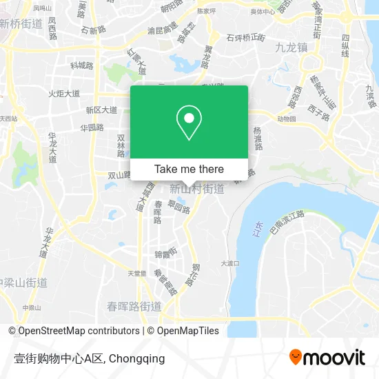 壹街购物中心A区 map