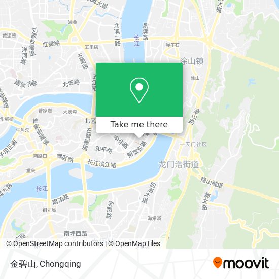 金碧山 map