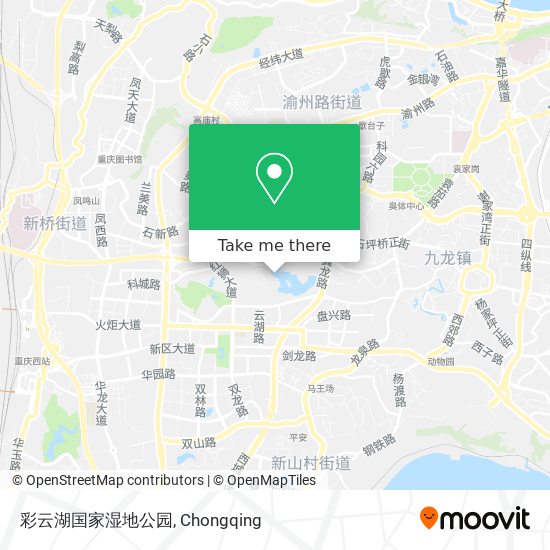 彩云湖国家湿地公园 map