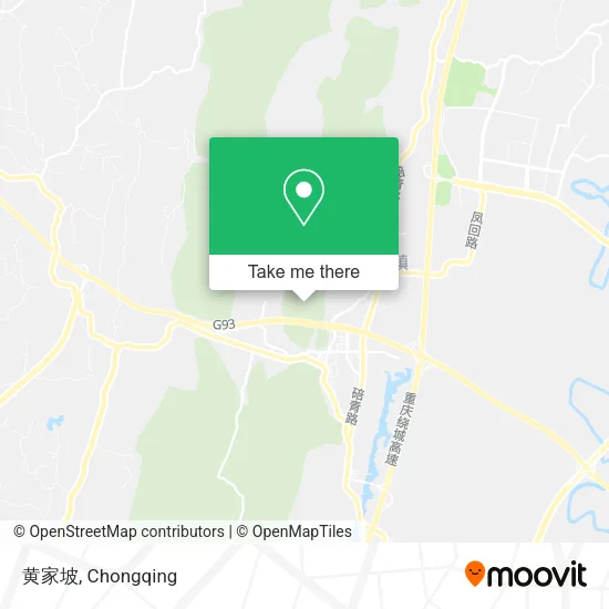 黄家坡 map