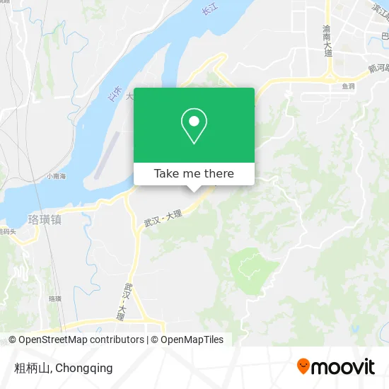 粗柄山 map