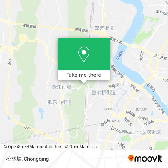 松林坡 map