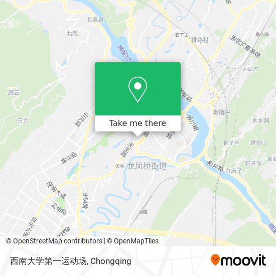 西南大学第一运动场 map