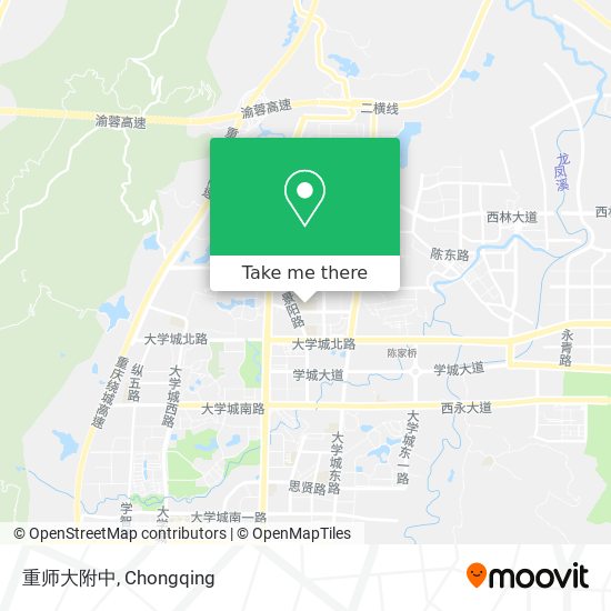 重师大附中 map