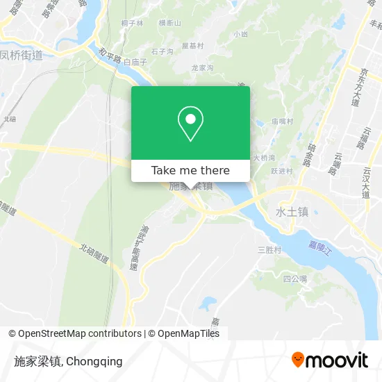 施家梁镇 map
