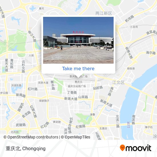 重庆北 map