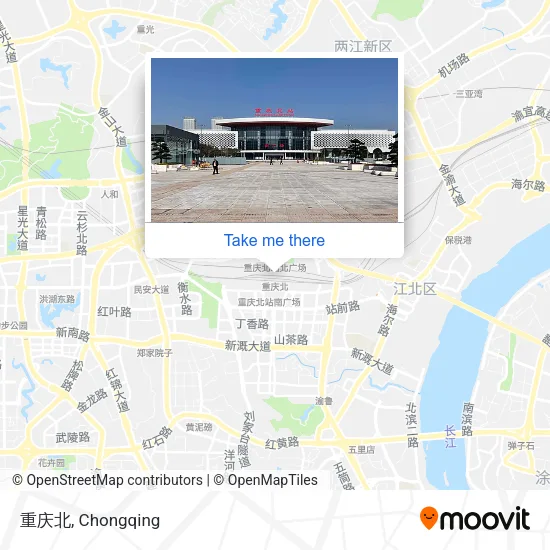 重庆北 map