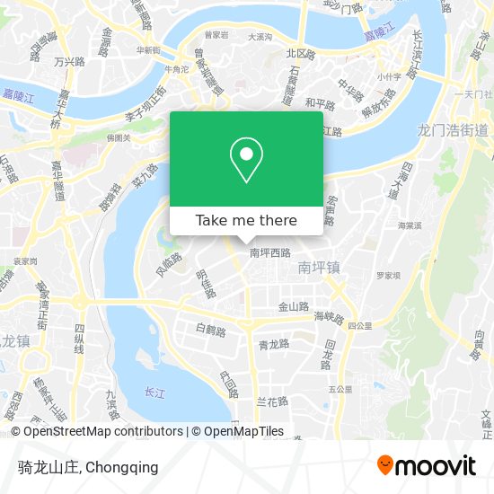 骑龙山庄 map
