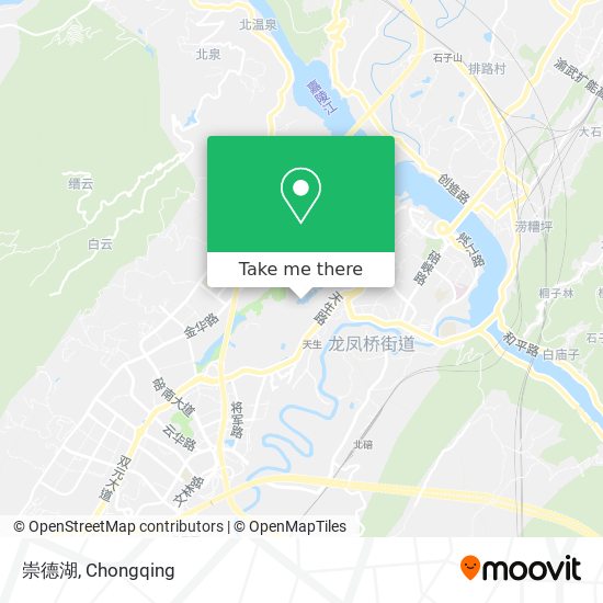 崇德湖 map
