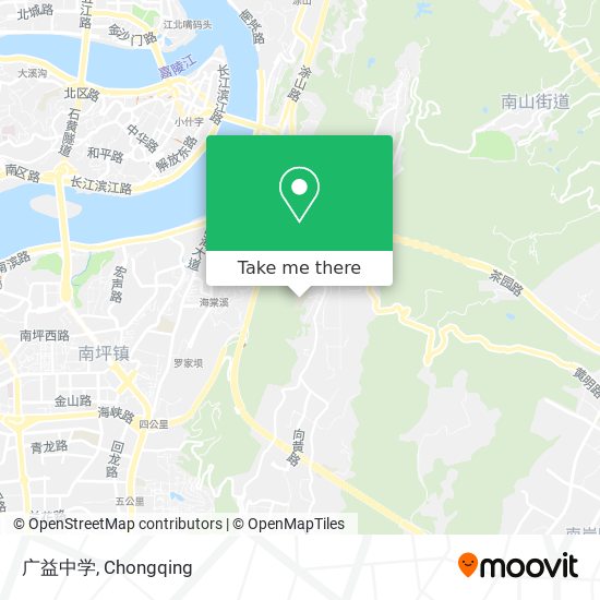 广益中学 map