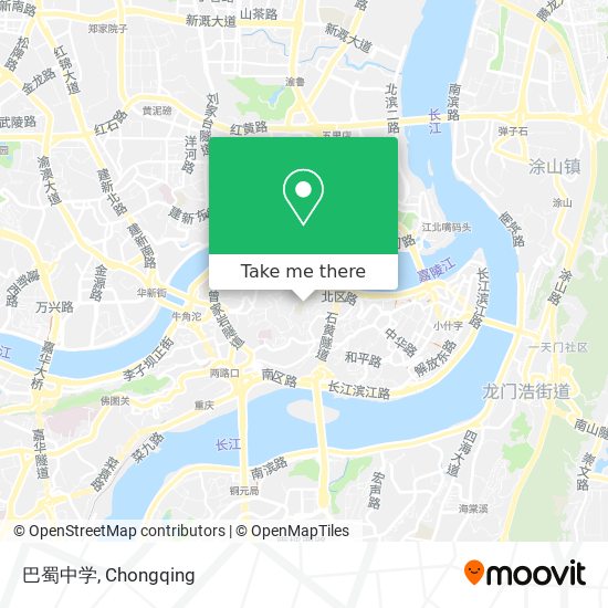 巴蜀中学 map