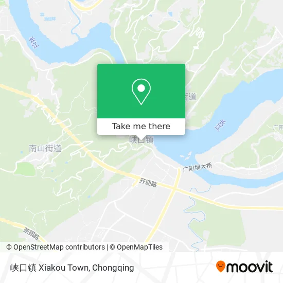 峡口镇 Xiakou Town map