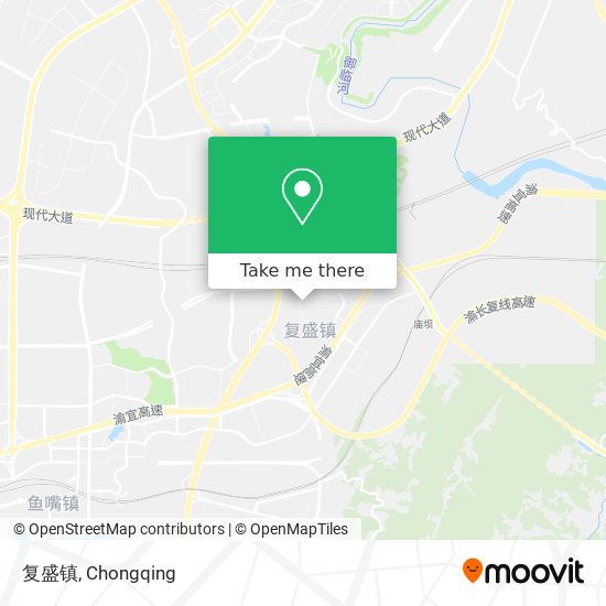 复盛镇 map