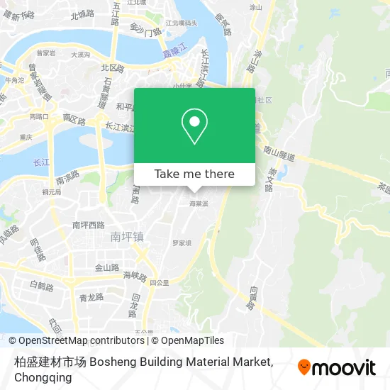 柏盛建材市场 Bosheng Building Material Market map