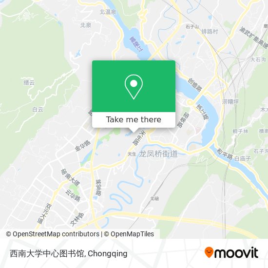 西南大学中心图书馆 map