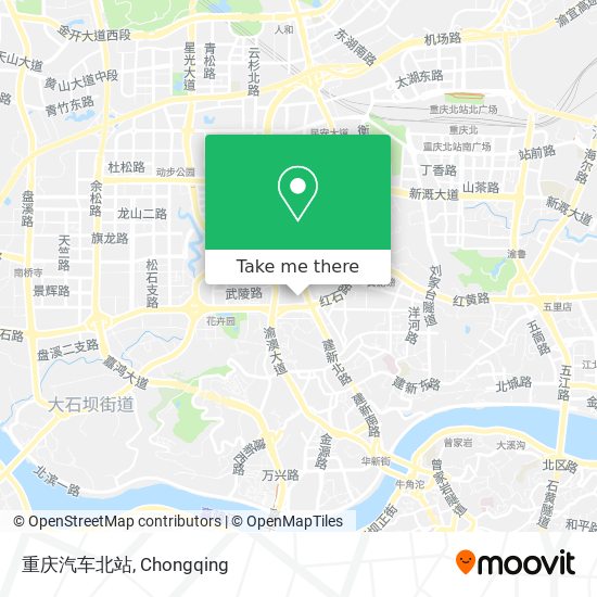 重庆汽车北站 map