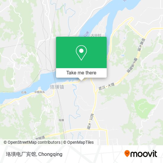 珞璜电厂宾馆 map