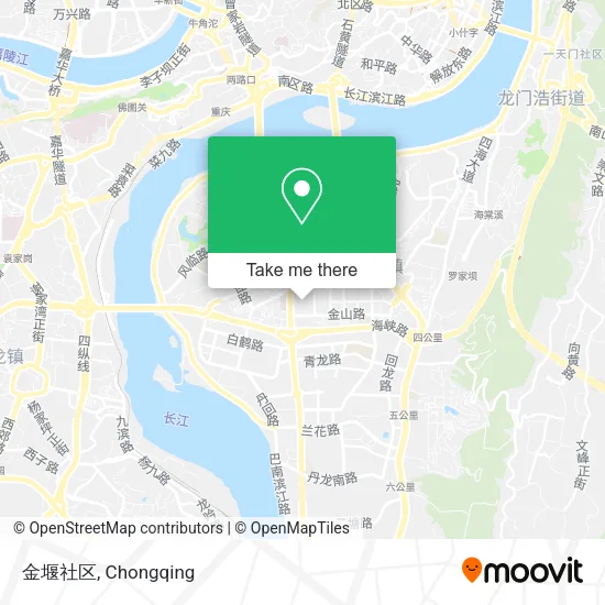 金堰社区 map