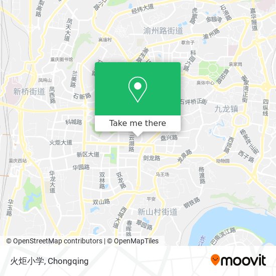 火炬小学 map