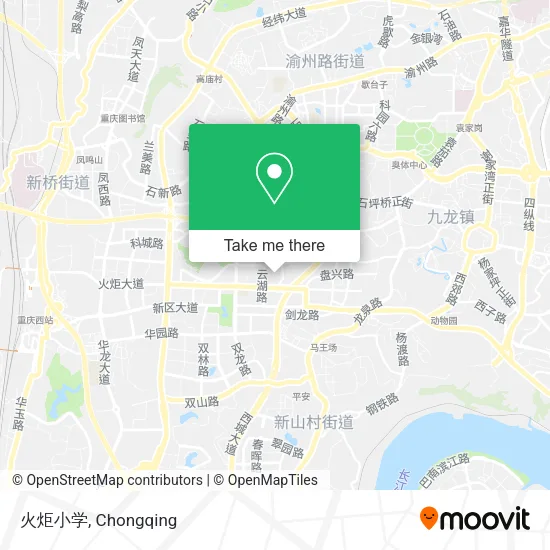 火炬小学 map