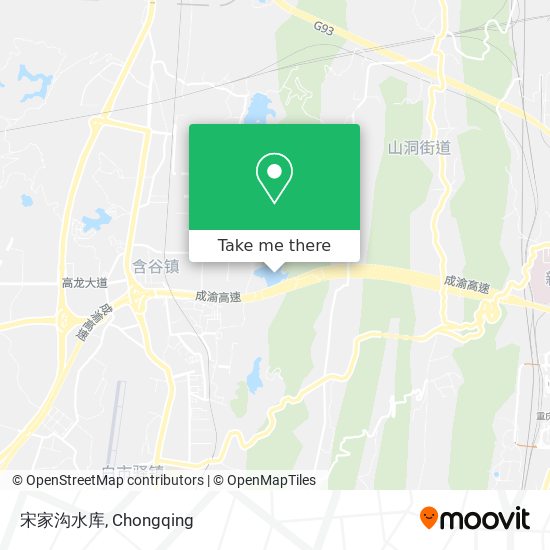 宋家沟水库 map