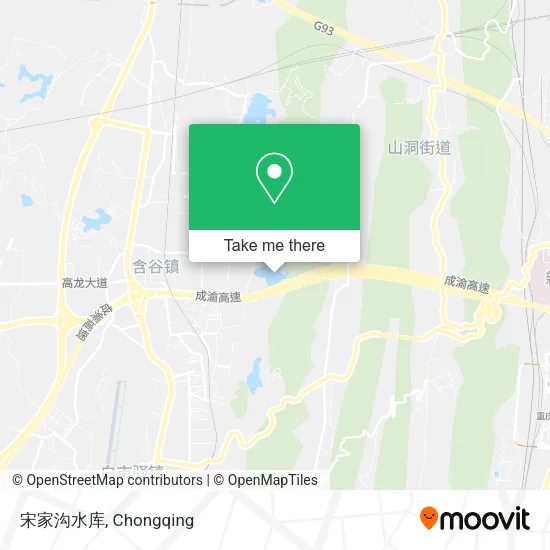 宋家沟水库 map