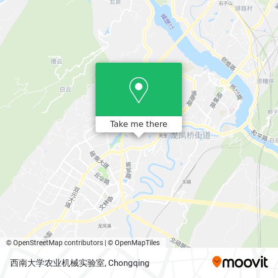 西南大学农业机械实验室 map