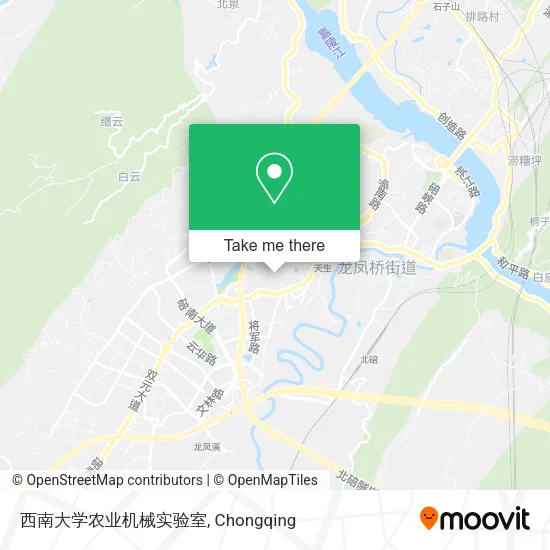 西南大学农业机械实验室 map