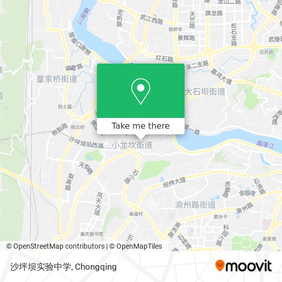 沙坪坝实验中学 map