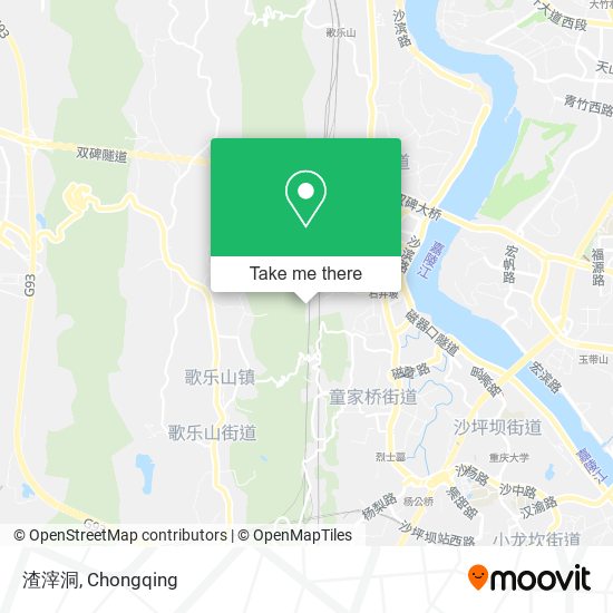 渣滓洞 map