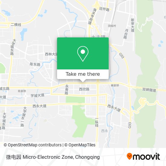 微电园 Micro-Electronic Zone map