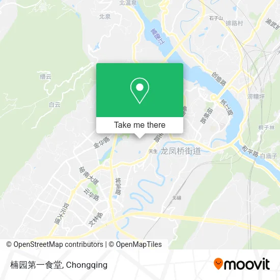 楠园第一食堂 map