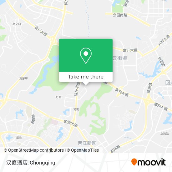 汉庭酒店 map
