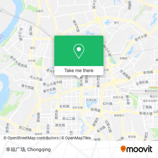 幸福广场 map