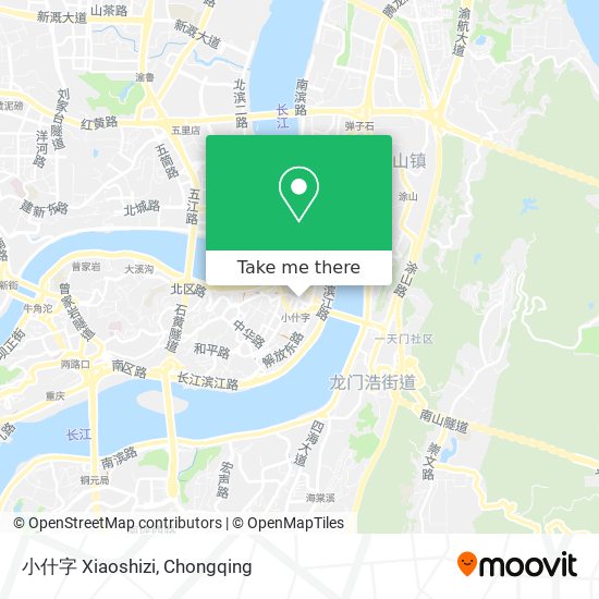 小什字 Xiaoshizi map