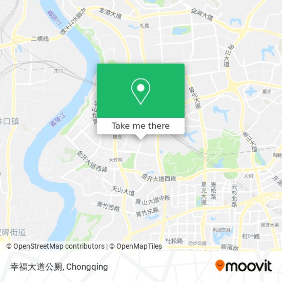 幸福大道公厕 map