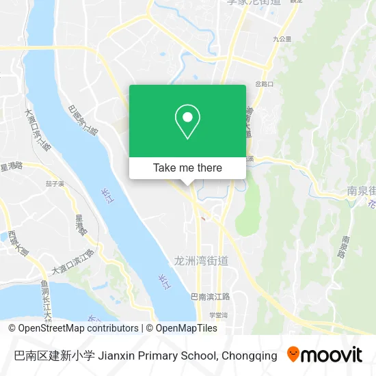巴南区建新小学 Jianxin Primary School map