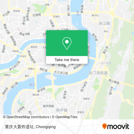 重庆大轰炸遗址 map