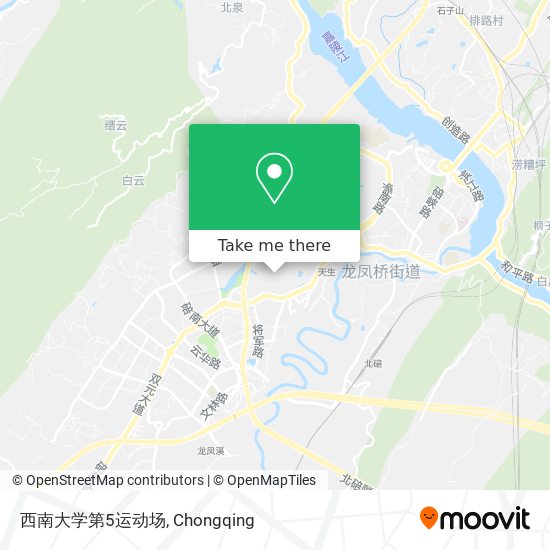 西南大学第5运动场 map