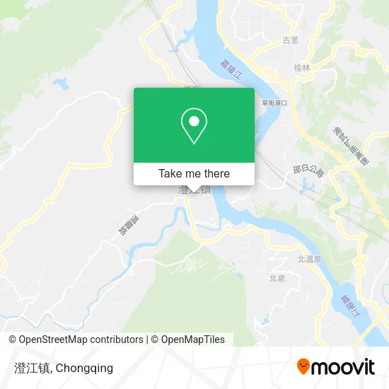 澄江镇 map