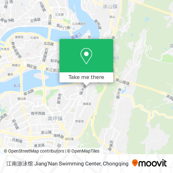 江南游泳馆 Jiang'Nan Swimming Center map