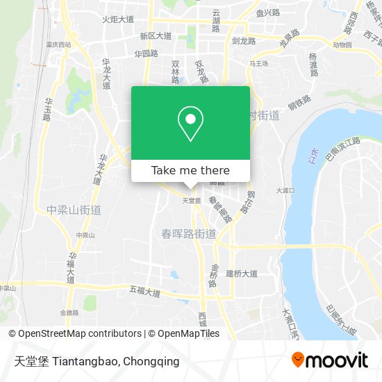 天堂堡 Tiantangbao map