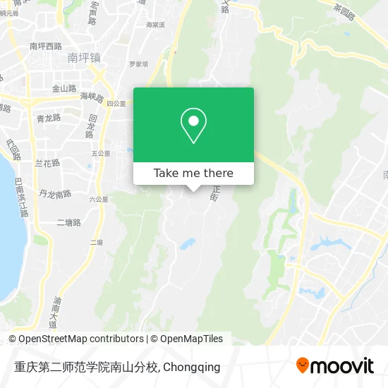 重庆第二师范学院南山分校 map