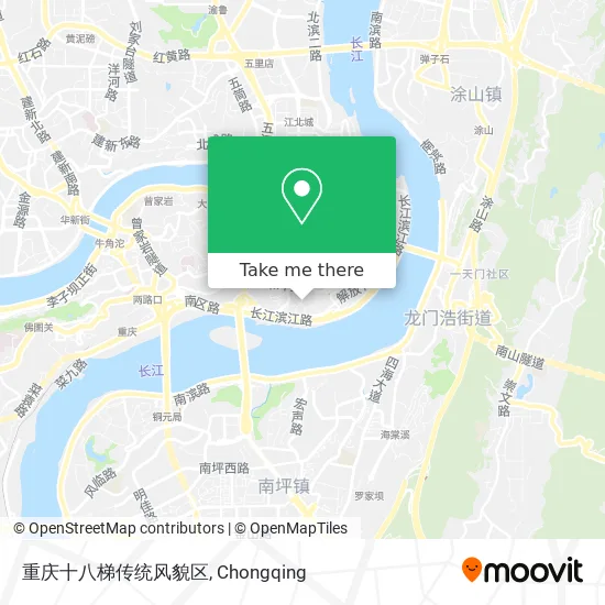 重庆十八梯传统风貌区 map