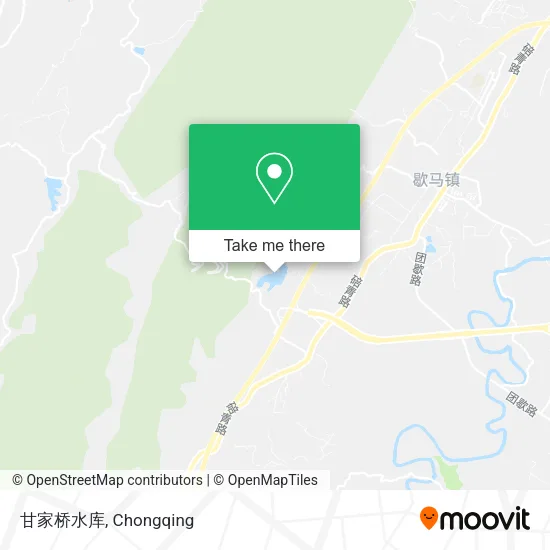 甘家桥水库 map