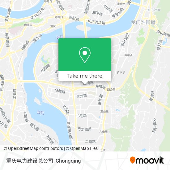 重庆电力建设总公司 map